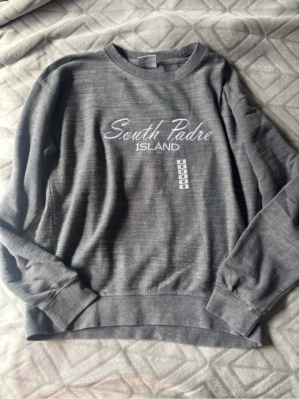South Padre Island Women's Gray Crewneck Sweatshirt